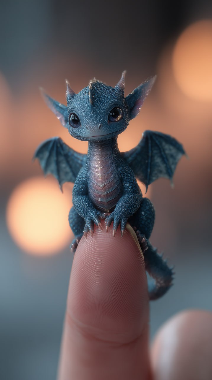 Дракон на кончике пальца