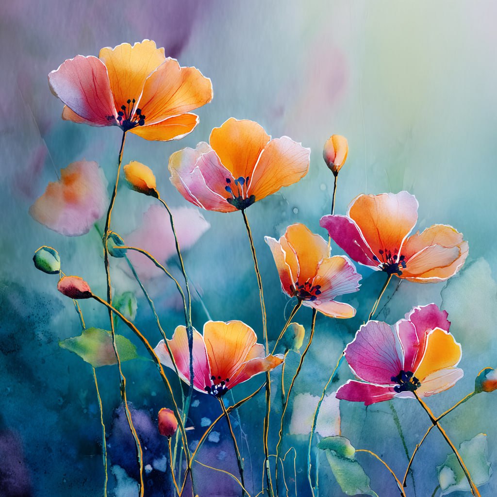 Иллюстрация: цветы