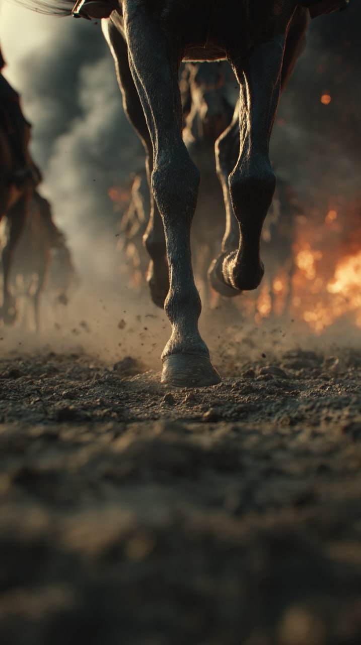 Лошади на поле боя