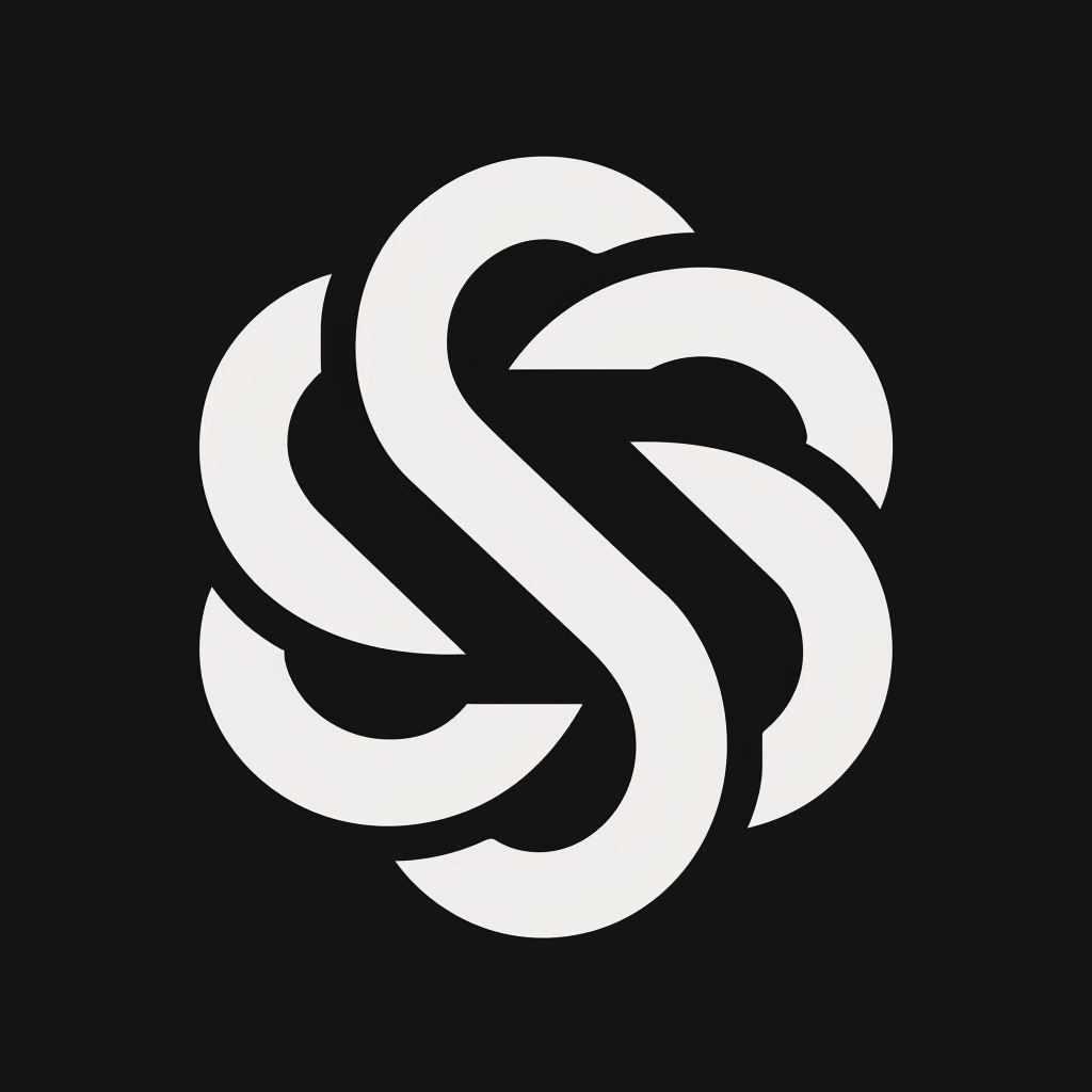 Логотип в стиле ChatGPT 

Ссылка в начале запроса содержит оригинальный логотип OpenAI, нейросеть использует его как референс