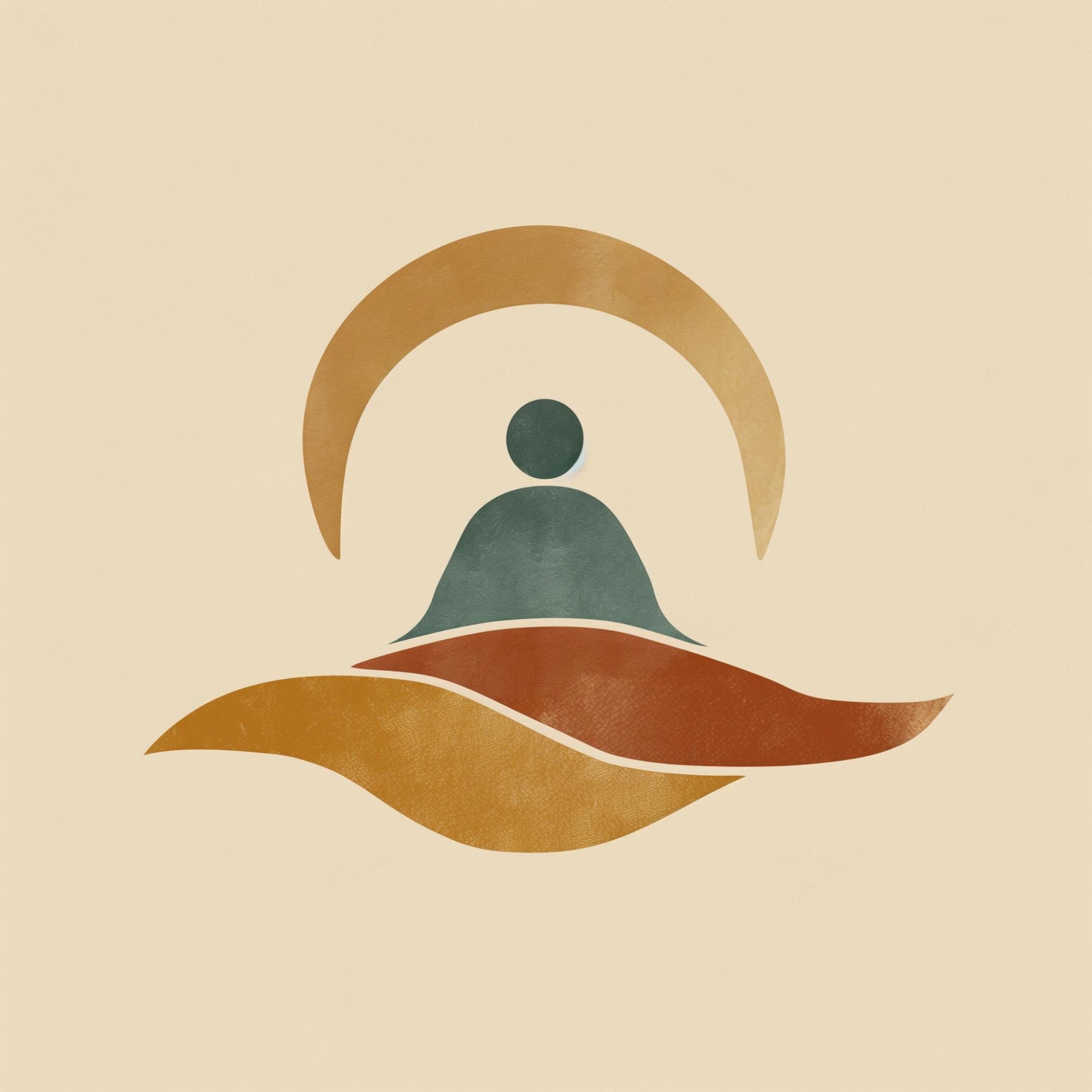 Логотип для пансионата, санатория или бизнеса, связанного с отдыхом и релаксацией