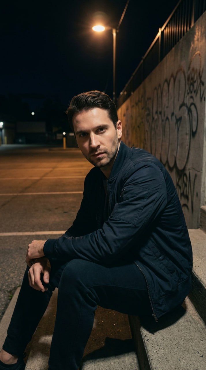 Ночью на парковке