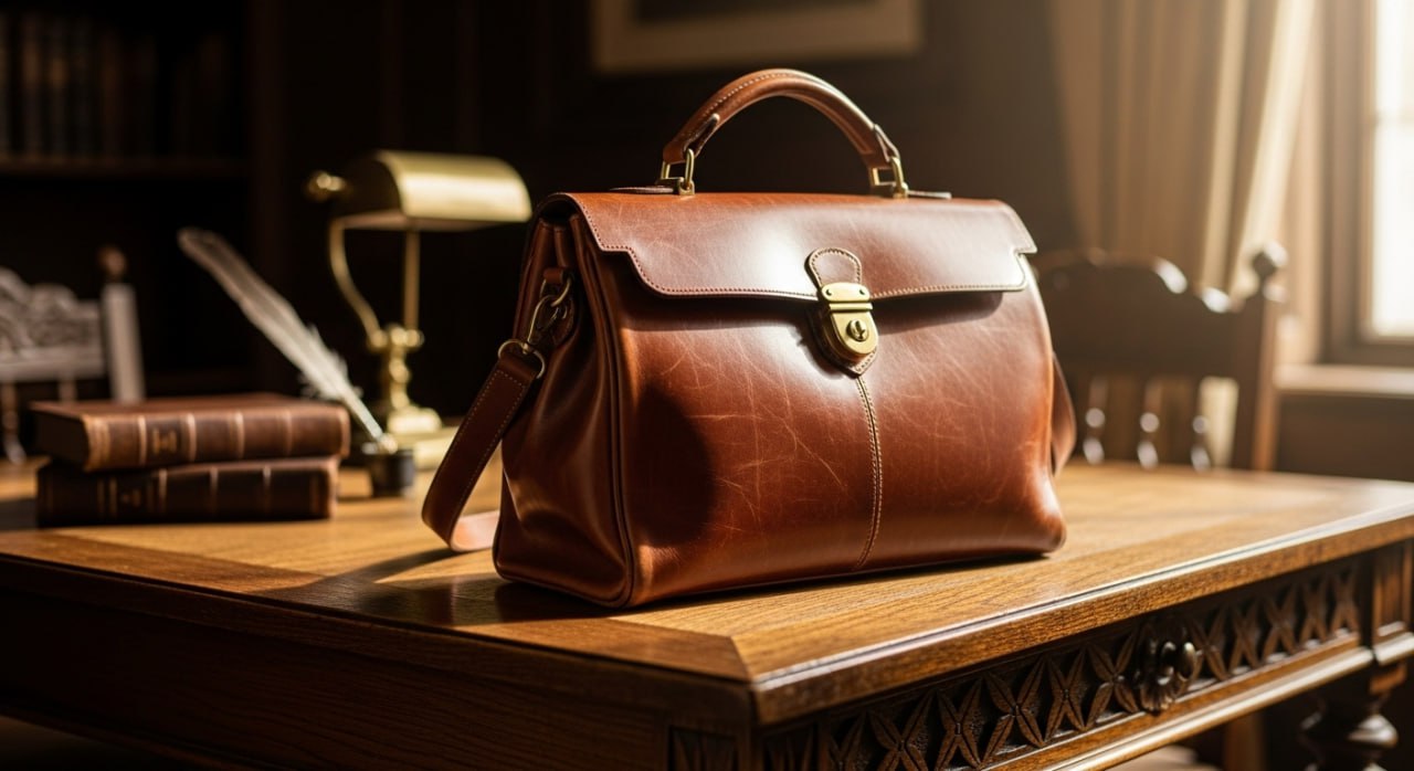 Кожаная сумка