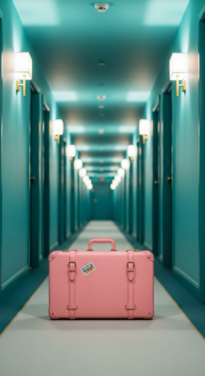 Ретро-чемодан в стиле Wes Anderson