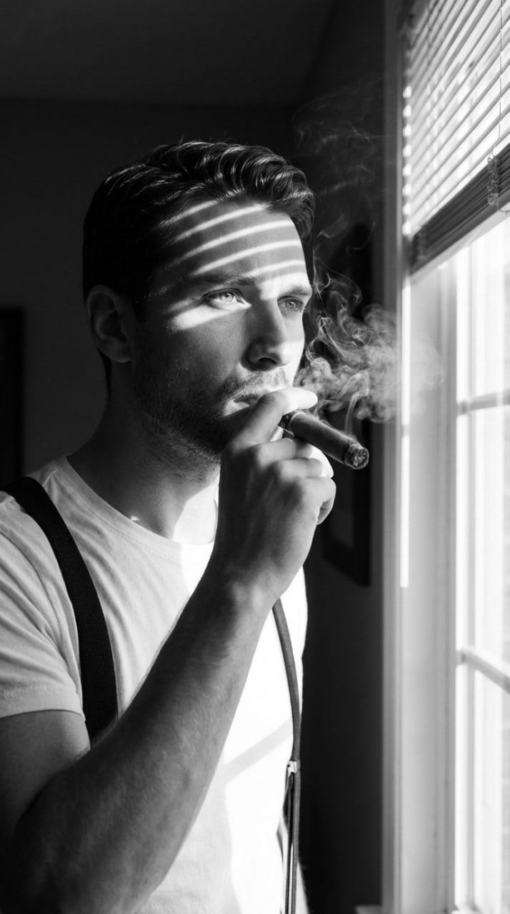 Тень от жалюзи