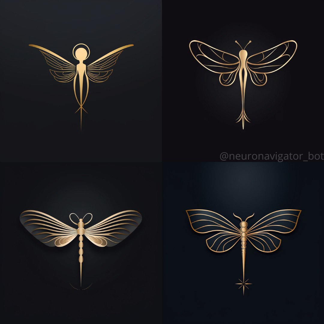 Стильный минималистичный темный логотип 