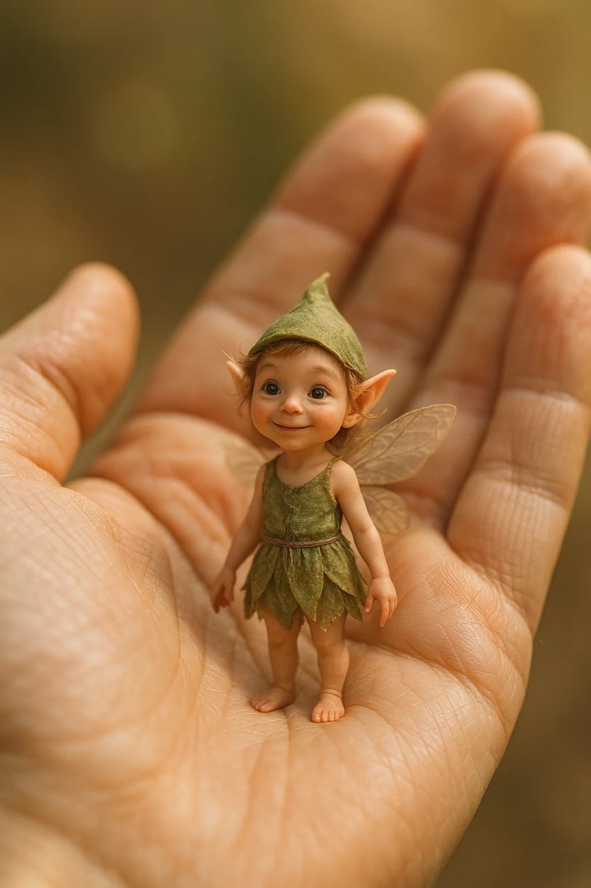 Лесная фея на ладони