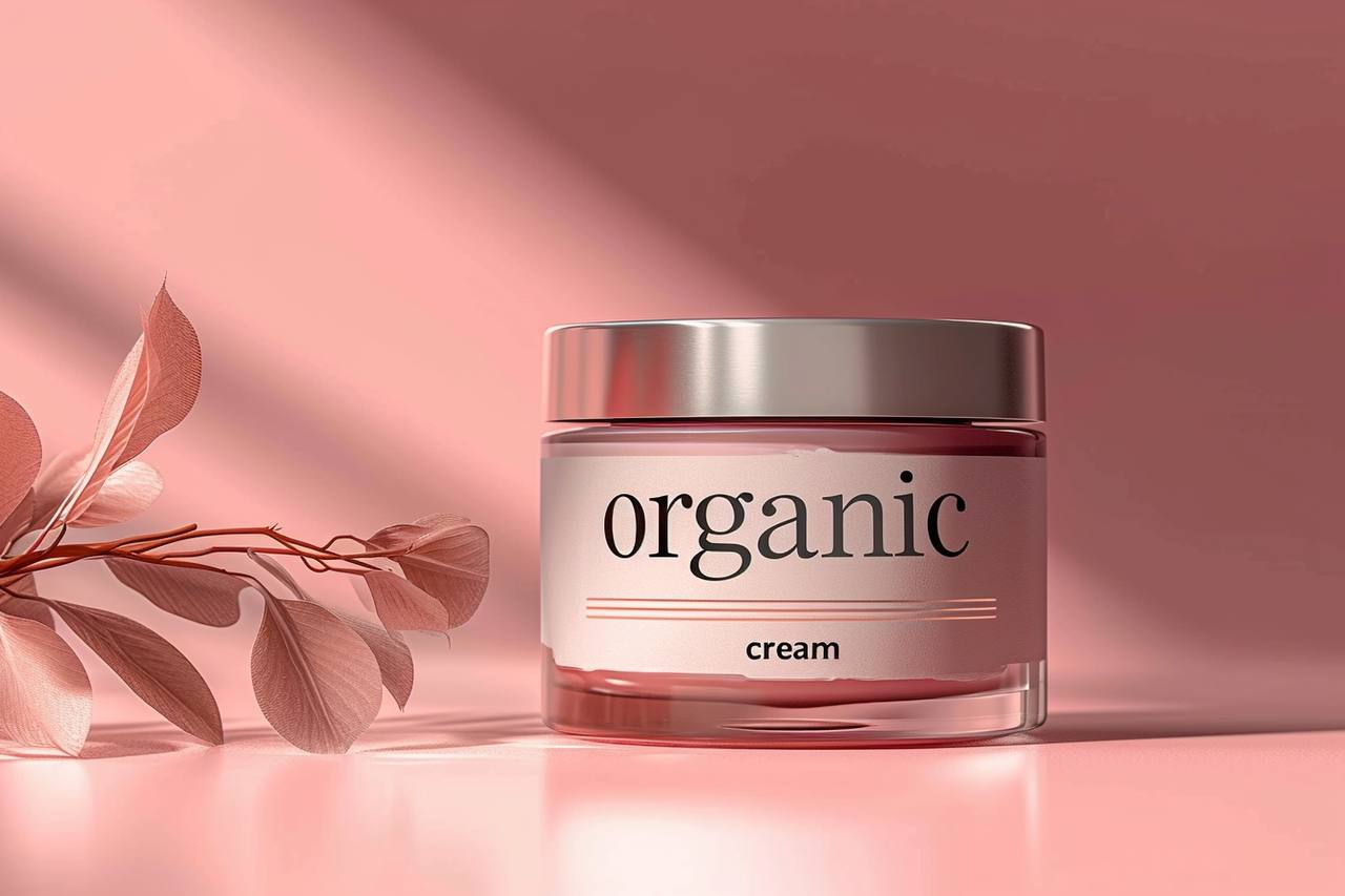 Баночка крема с вашим текстом