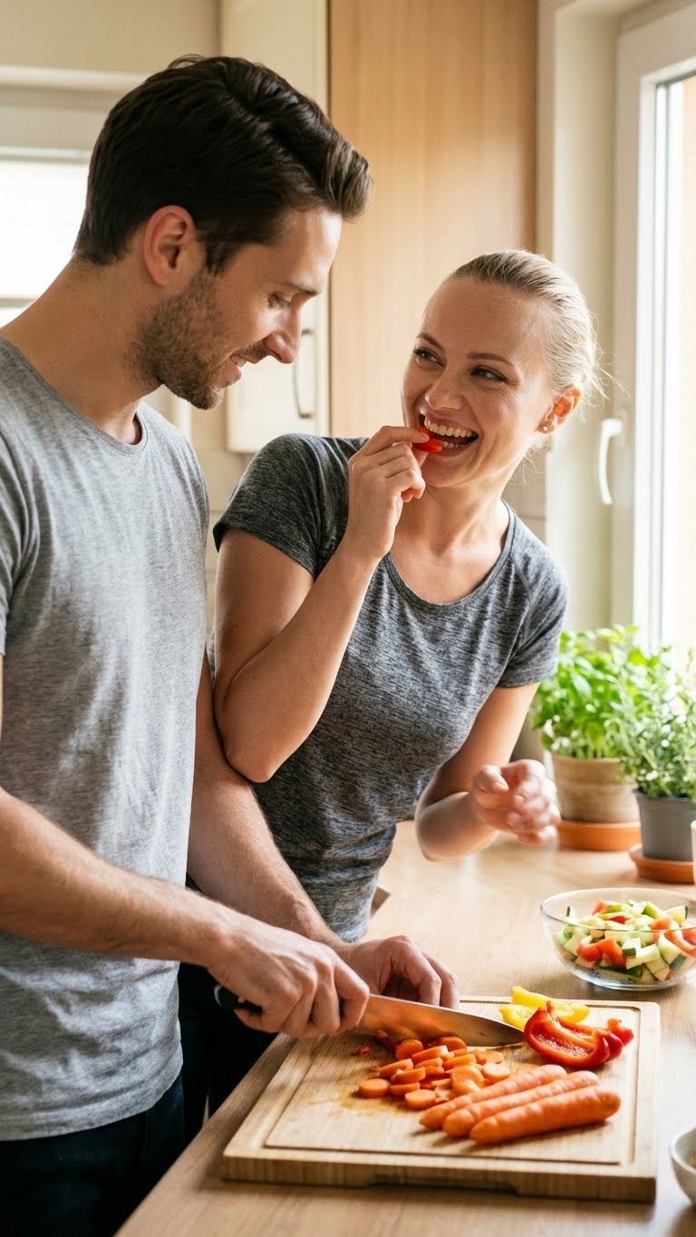 Совместное фото (динамика и смех)