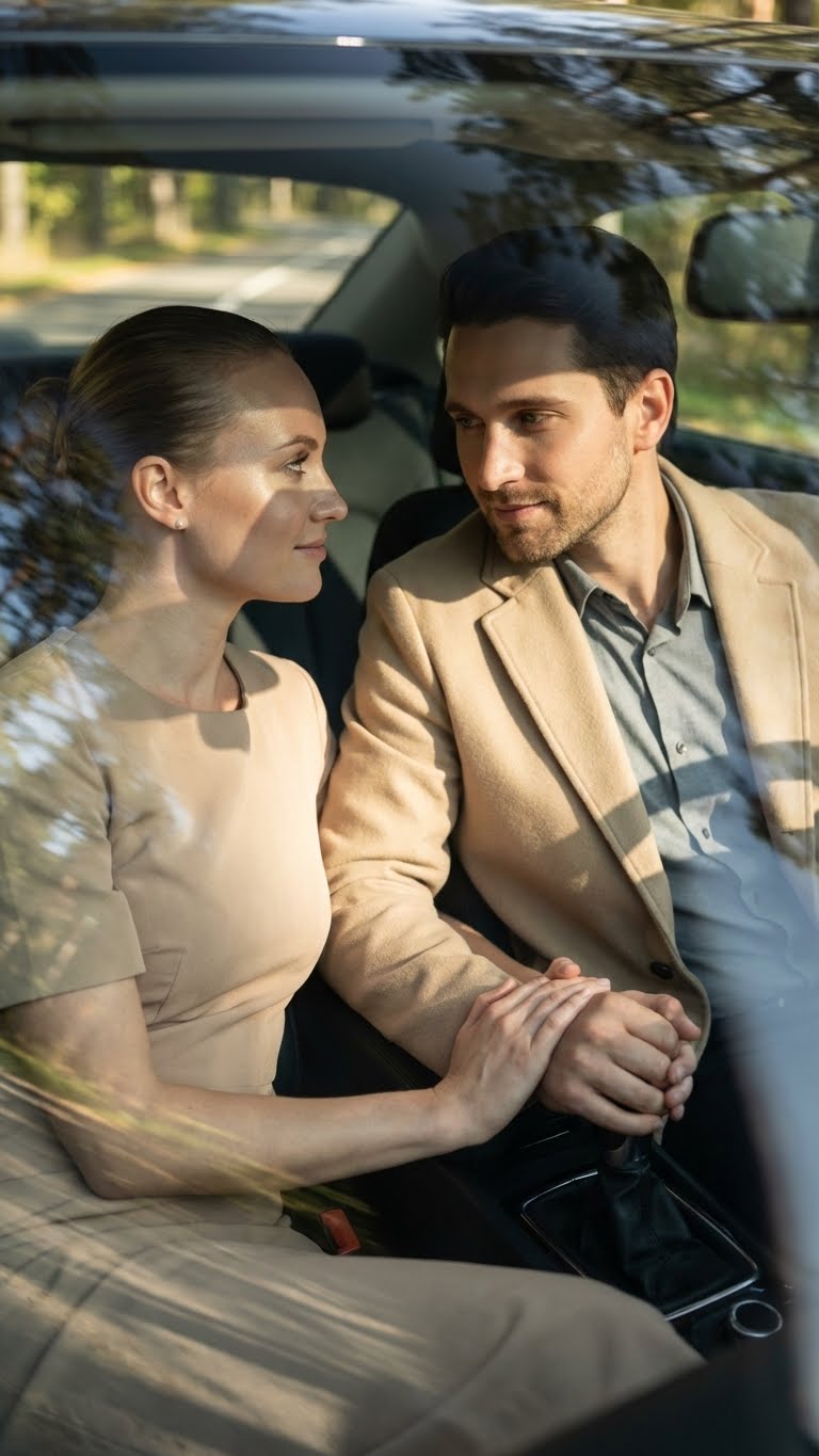 Съемка в автомобиле днем