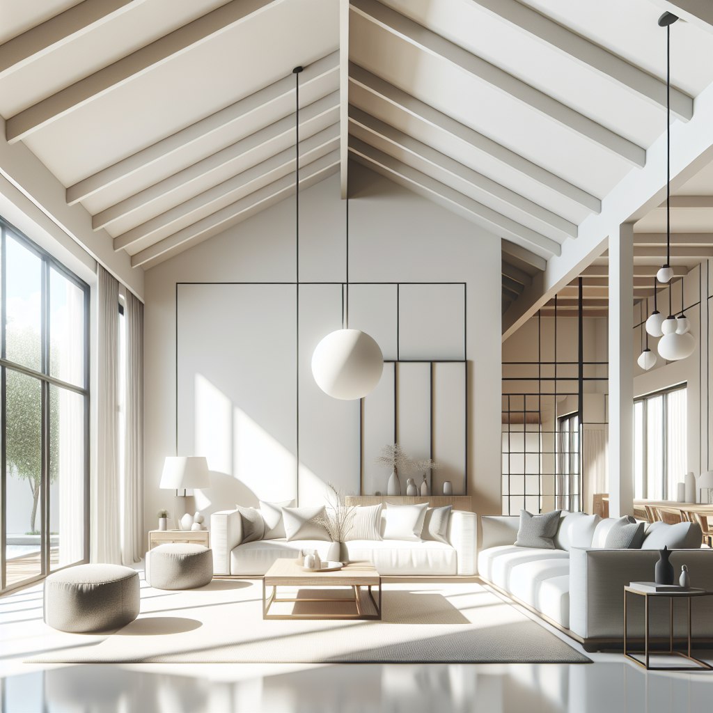 Дизайн интерьера в белом