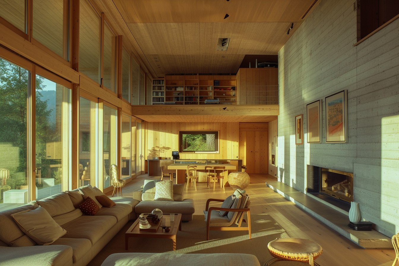 Гостиная в стиле Питера Зумтора