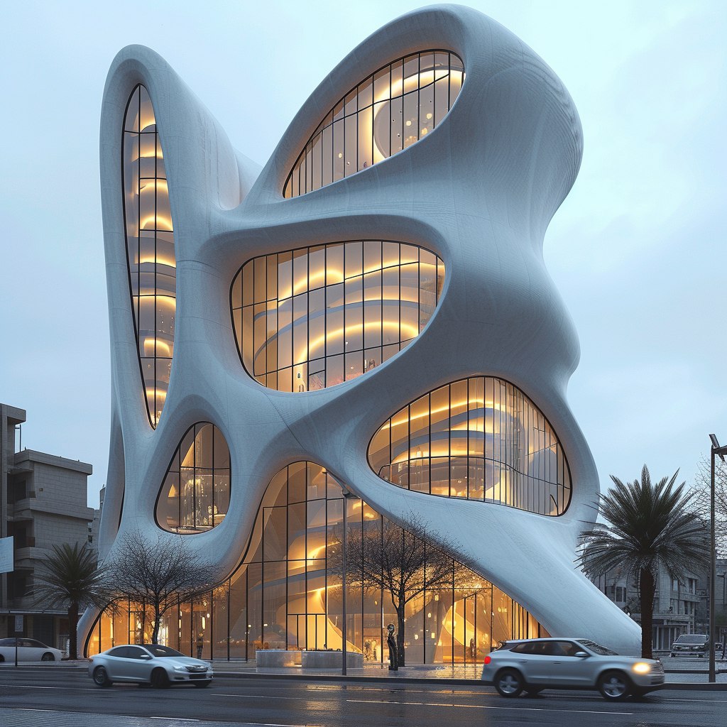 Здание в стиле модерн по проекту Захи Хадид