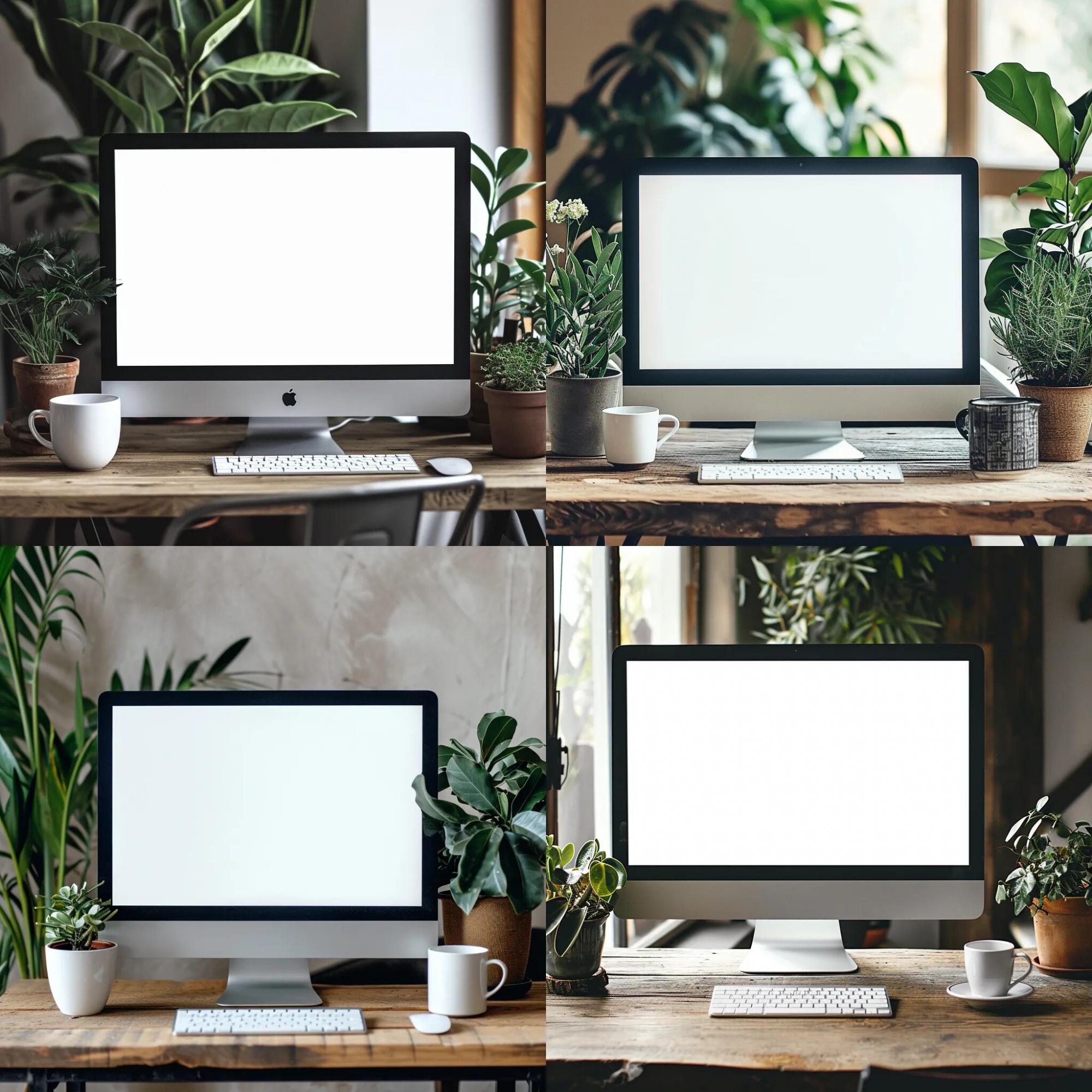 Пустой экран компьютера