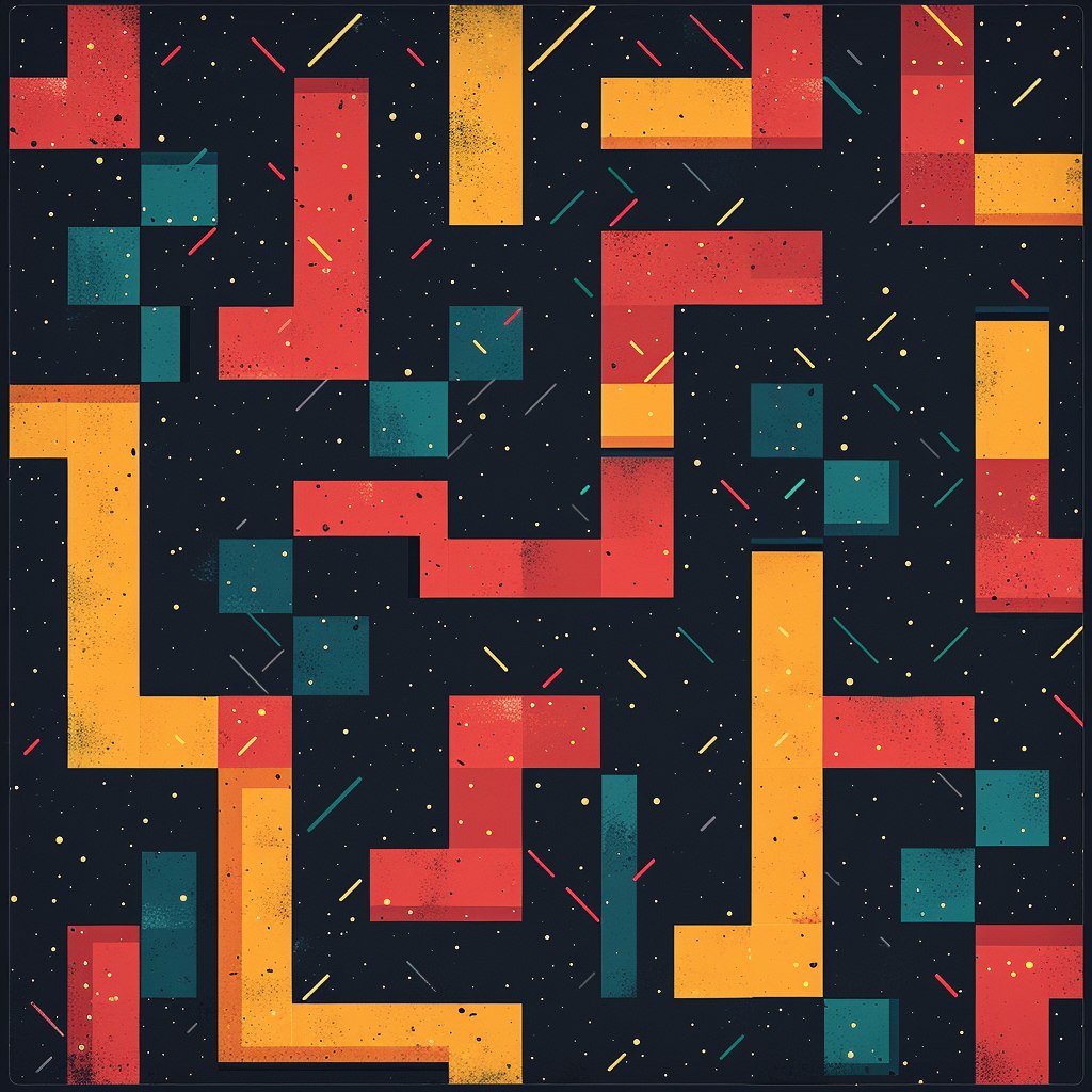 Повторяющийся темный фоновый рисунок для сайта