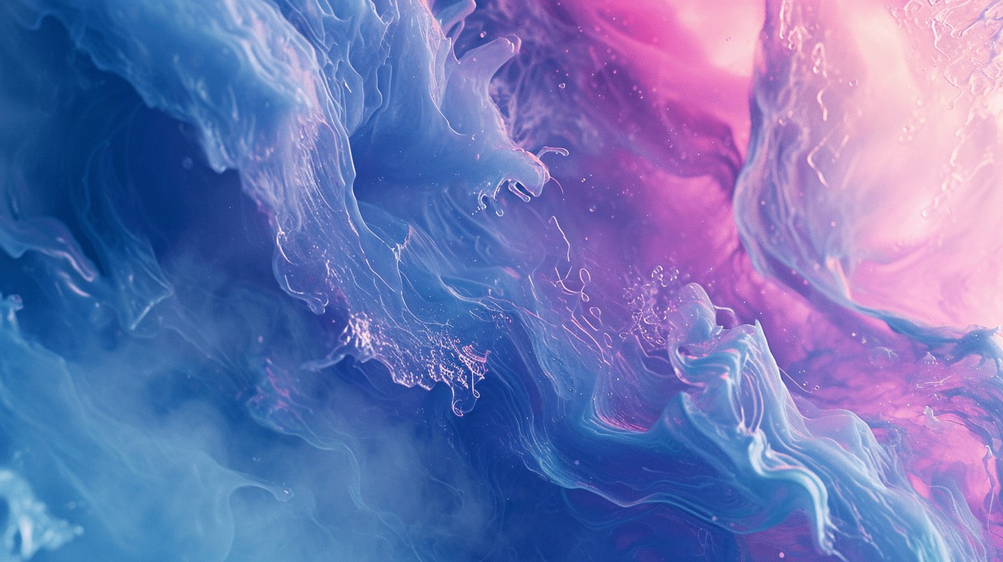 Мягкие лавандовые и океанические оттенки в 3D анимации