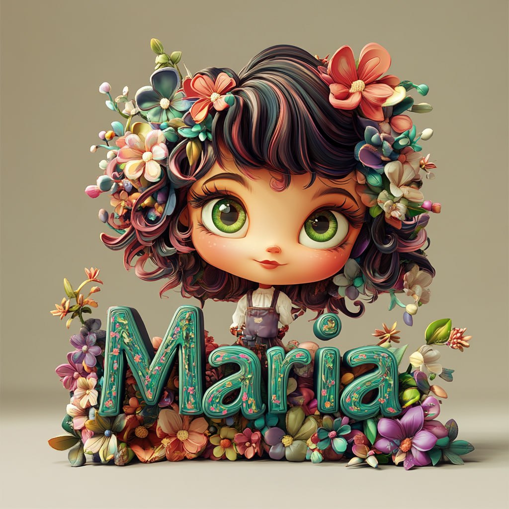 Чиби персонаж с вашим именем (Maria)