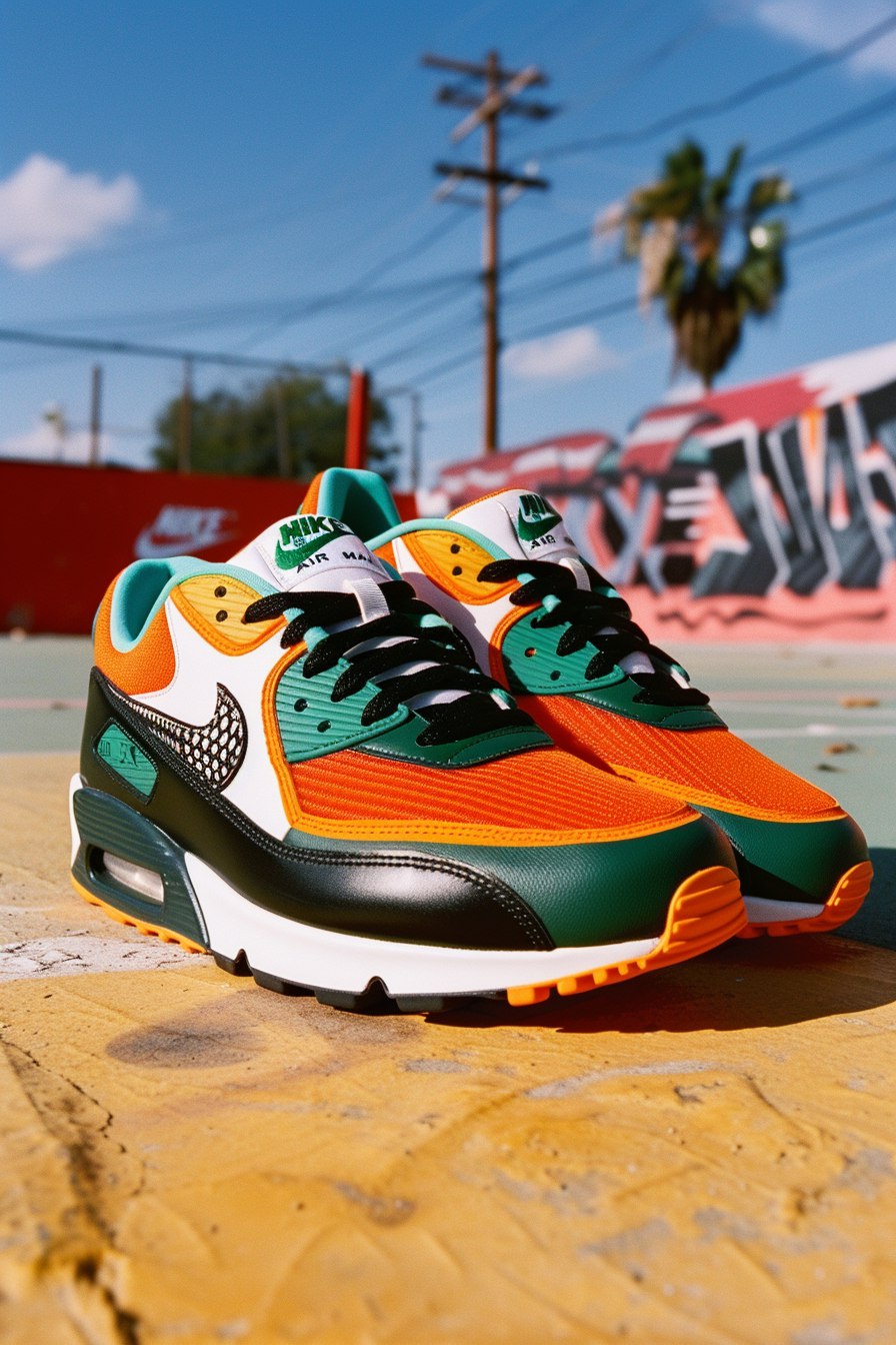 Пара кросовок в стиле борцов Lucha Libre