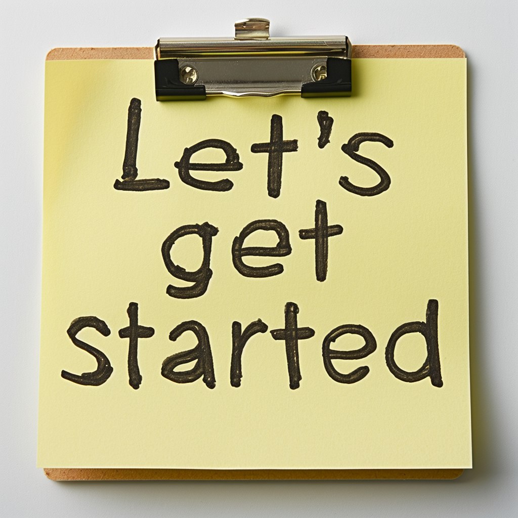 Записка на стикере