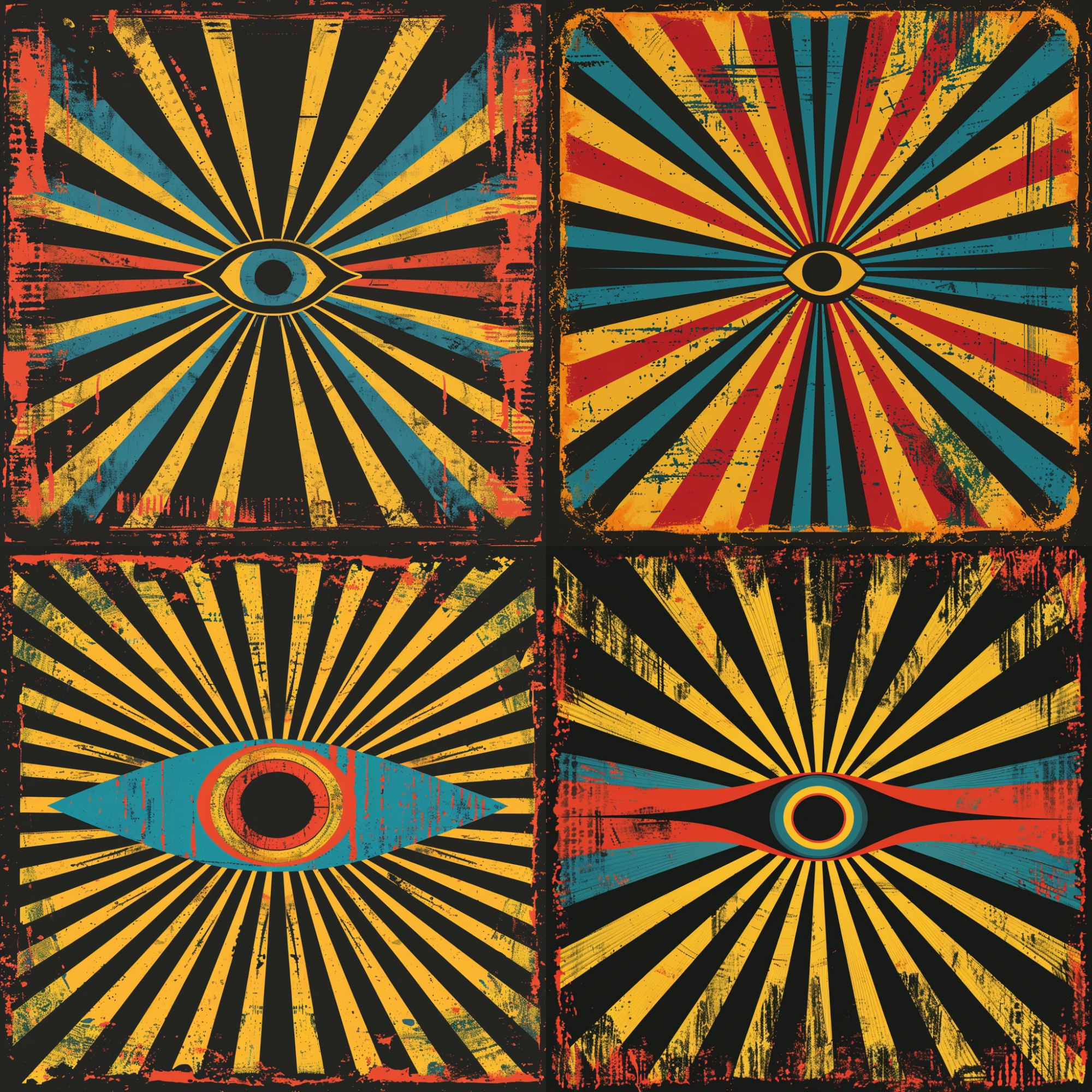 Психоделический векторный дизайн