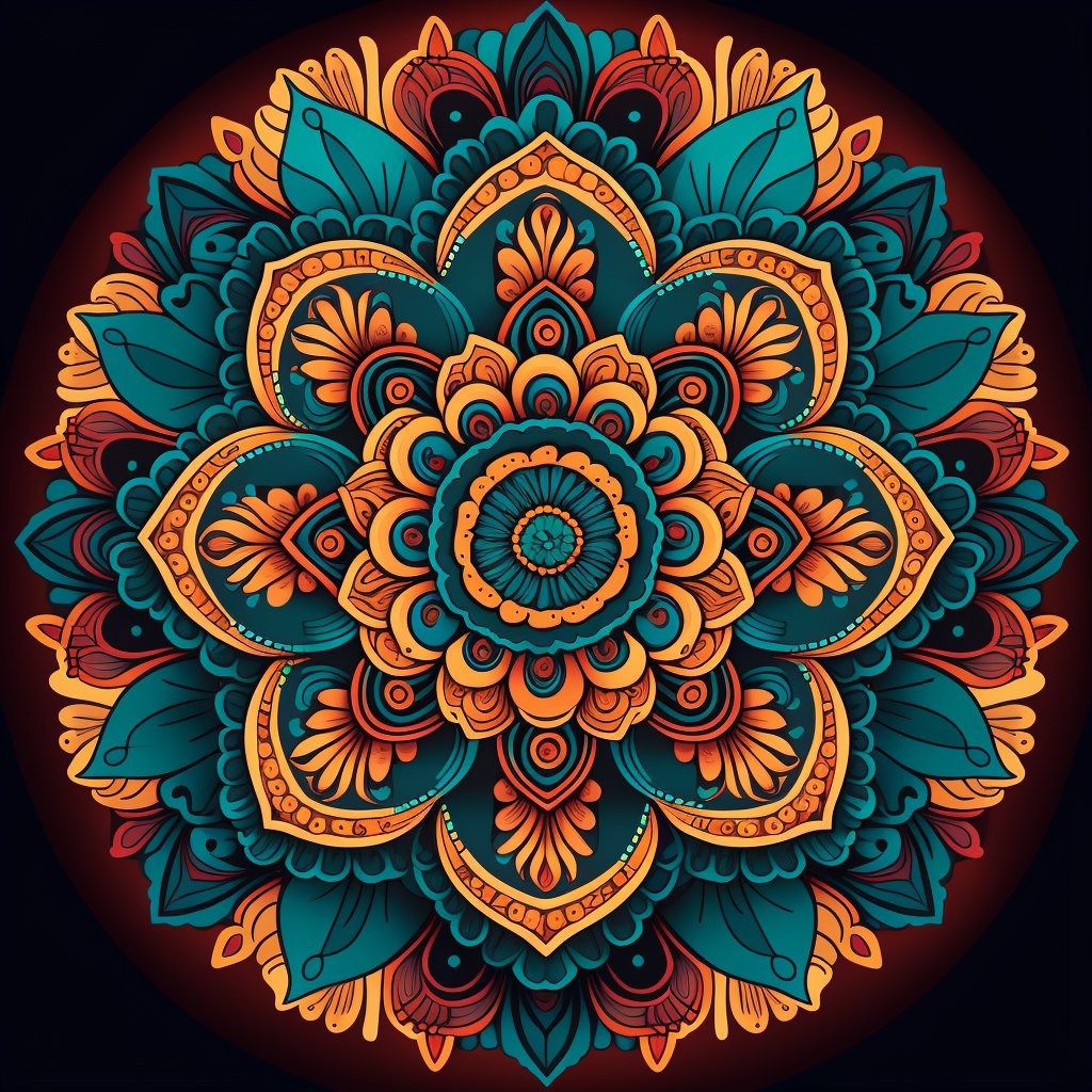 Создаем мандалу - символическое изображение, часто представленное в виде геометрических или органических узоров, расположенных в круге или другой геометрической форме. Оно имеет глубокие культурные и духовные корни в различных традициях, таких как индуизм, буддизм, дзен, а также в некоторых аборигенских культурах.