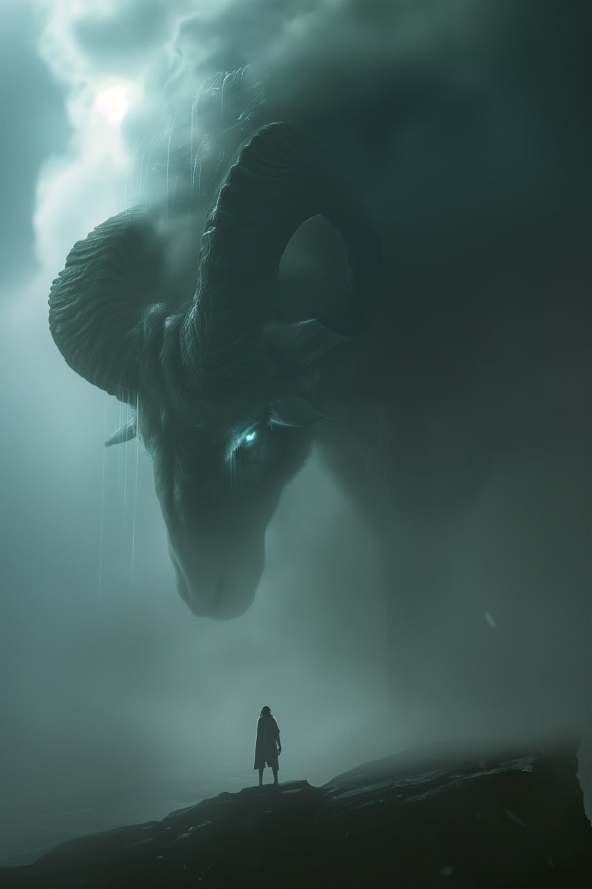 Огромный зверь во тьме