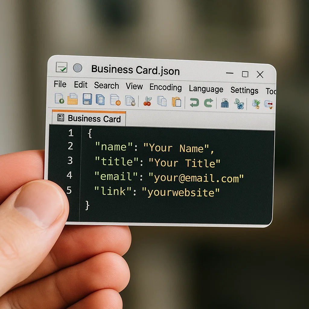 Бизнес визитка