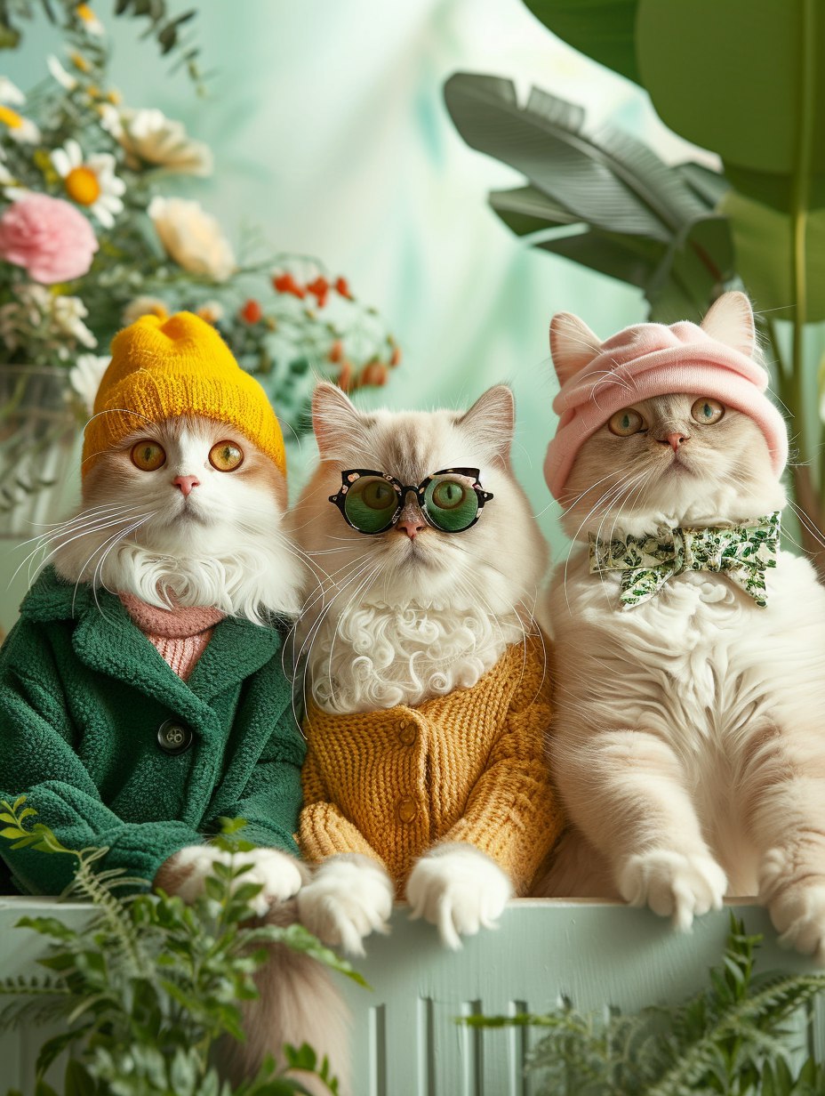 Кошачий бутик: модные питомцы в стиле Bubble Mart