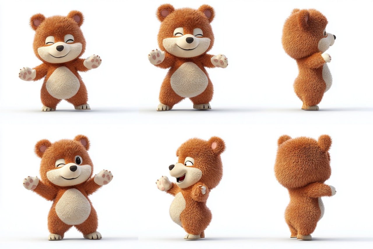 Разные позы на белом фоне