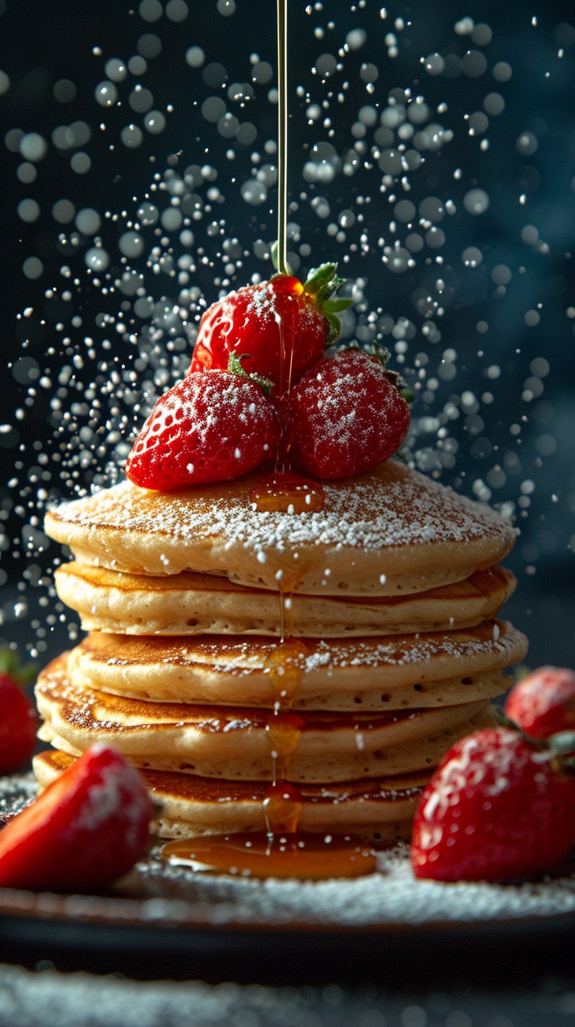 Рекламная фотография панкейков