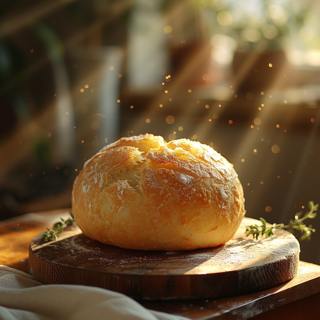 Свежая булка хлеба