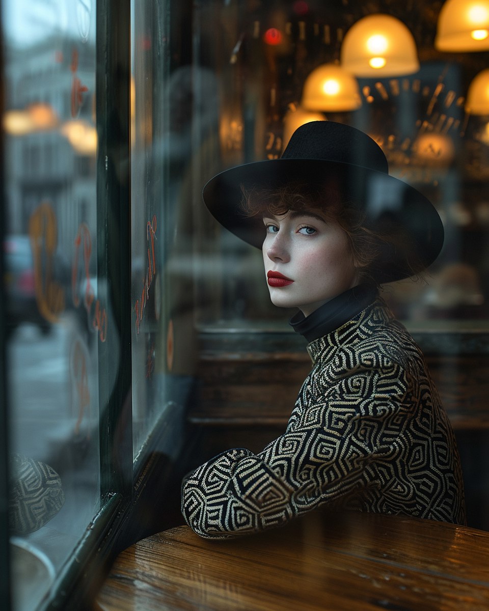 Винтажное кафе в Лондоне: аристократичная дама