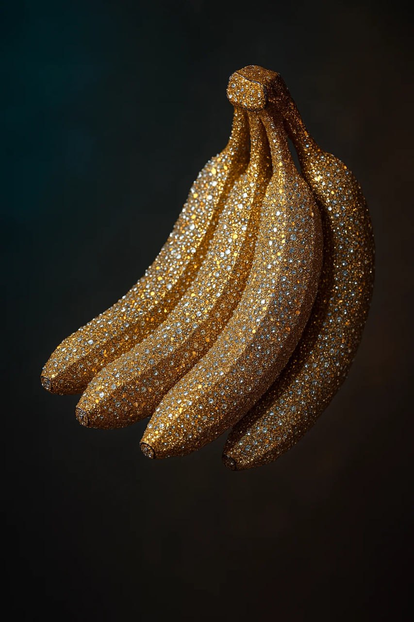 Бананы в бриллиантовой кожуре