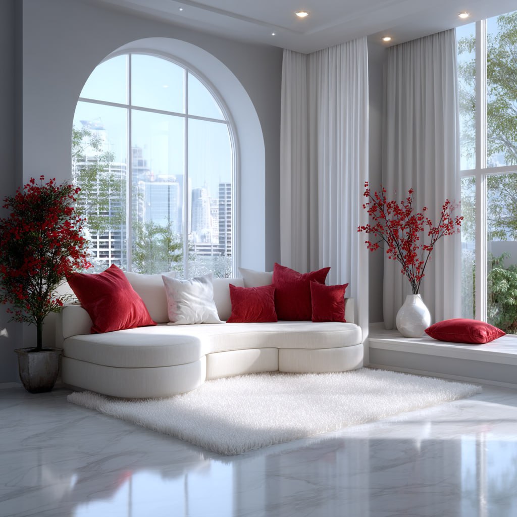 Белый интерьер