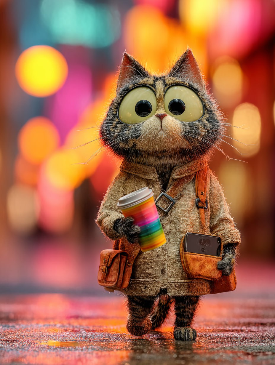 Кот в городе