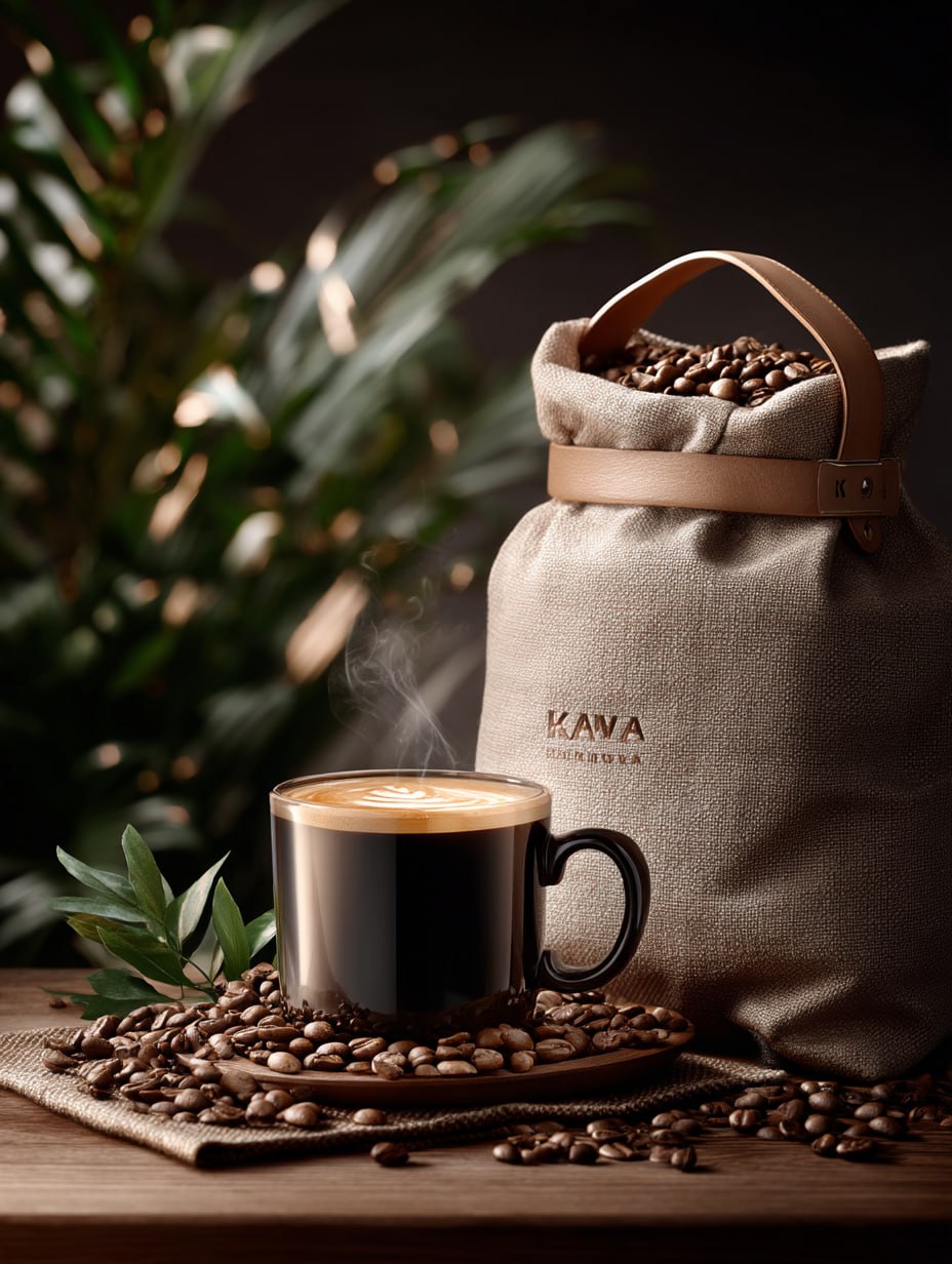 Продуктовая съемка кофе