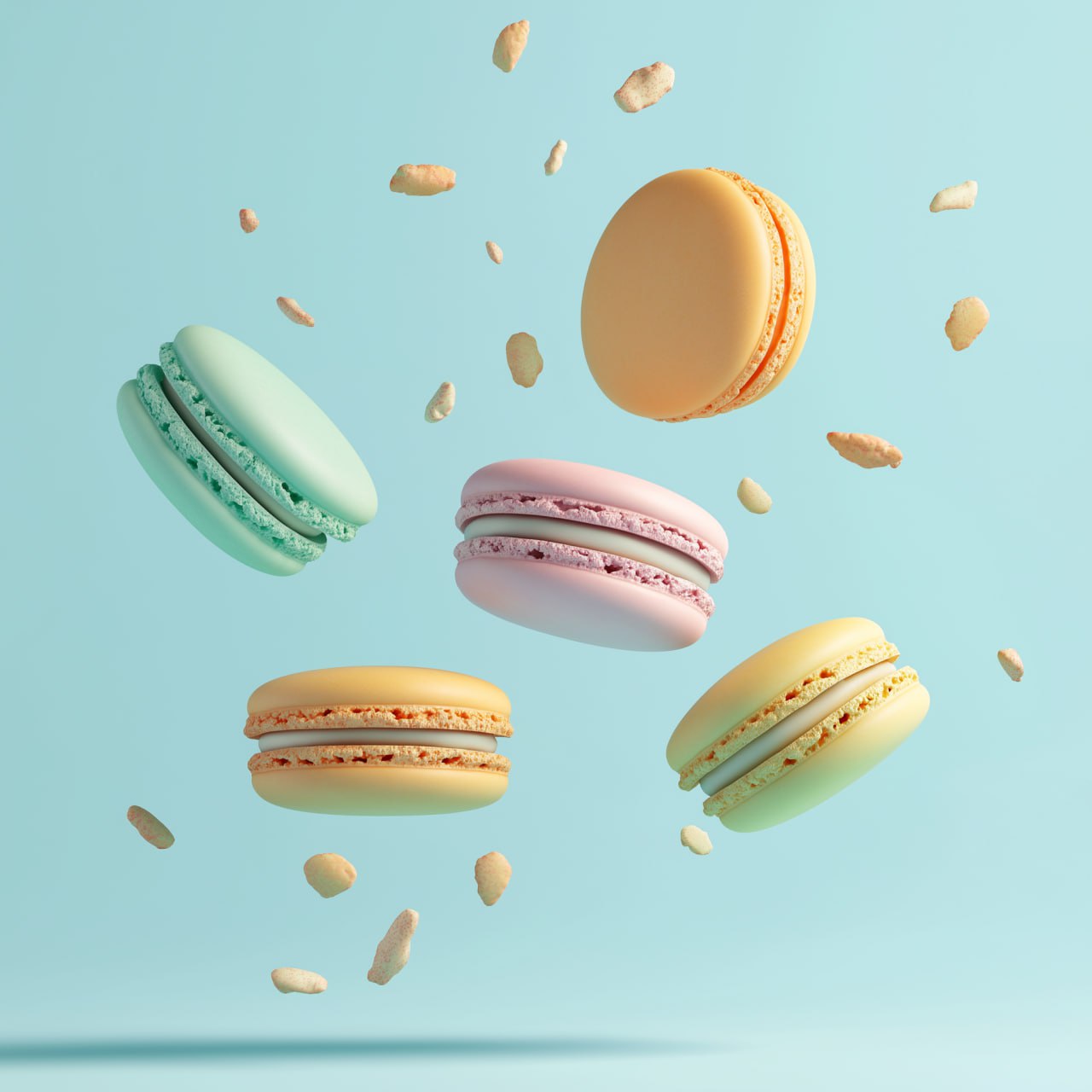 Летающие макаруны