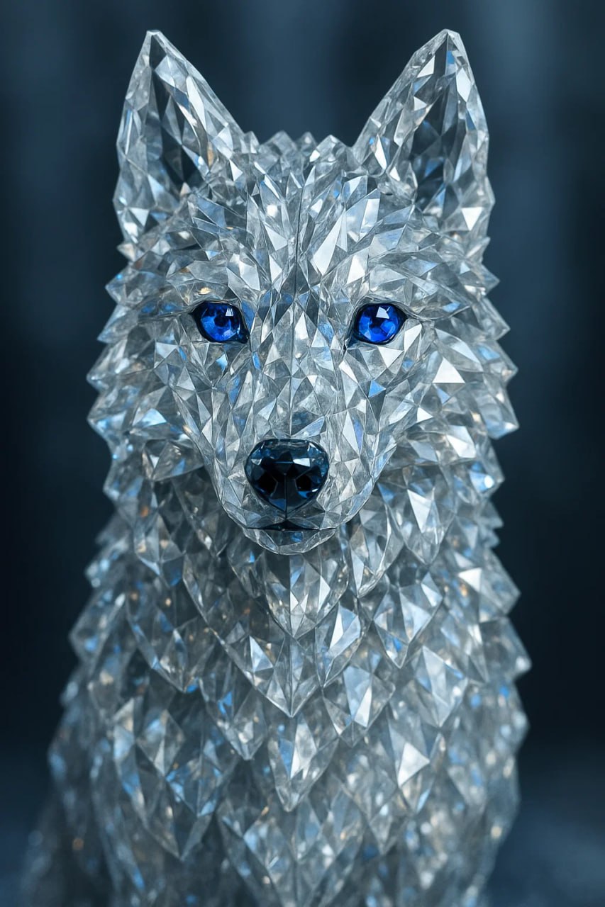 Хаски из кристаллов