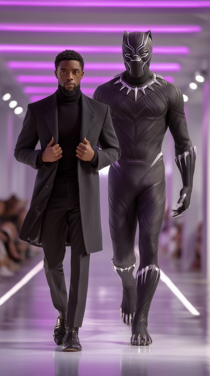 Показ мод (Актер из Marvel со своим персонажем)