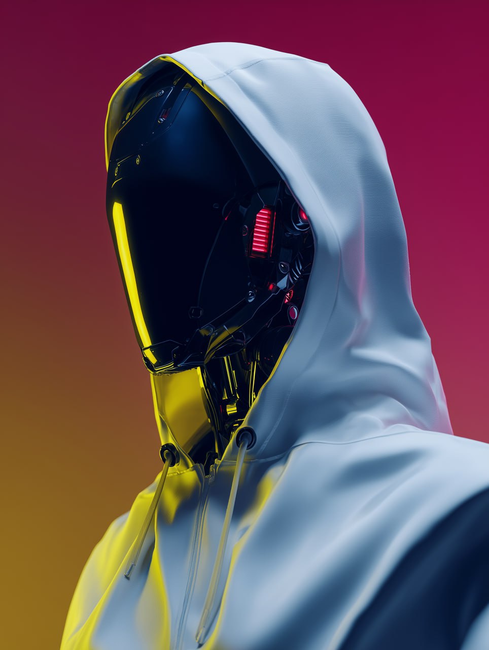 Робот в худи