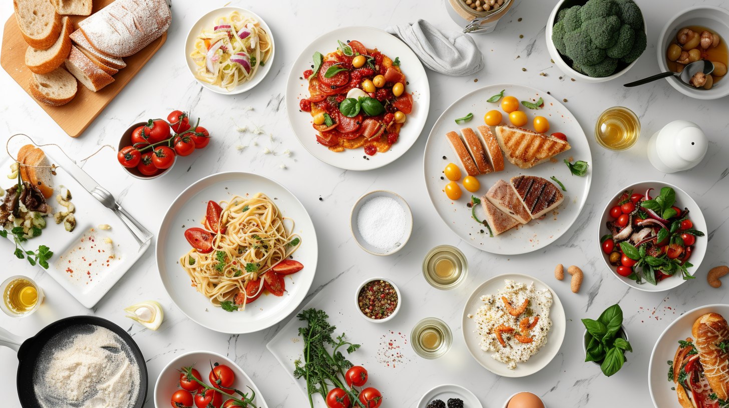 Презентация меню итальянского ресторана